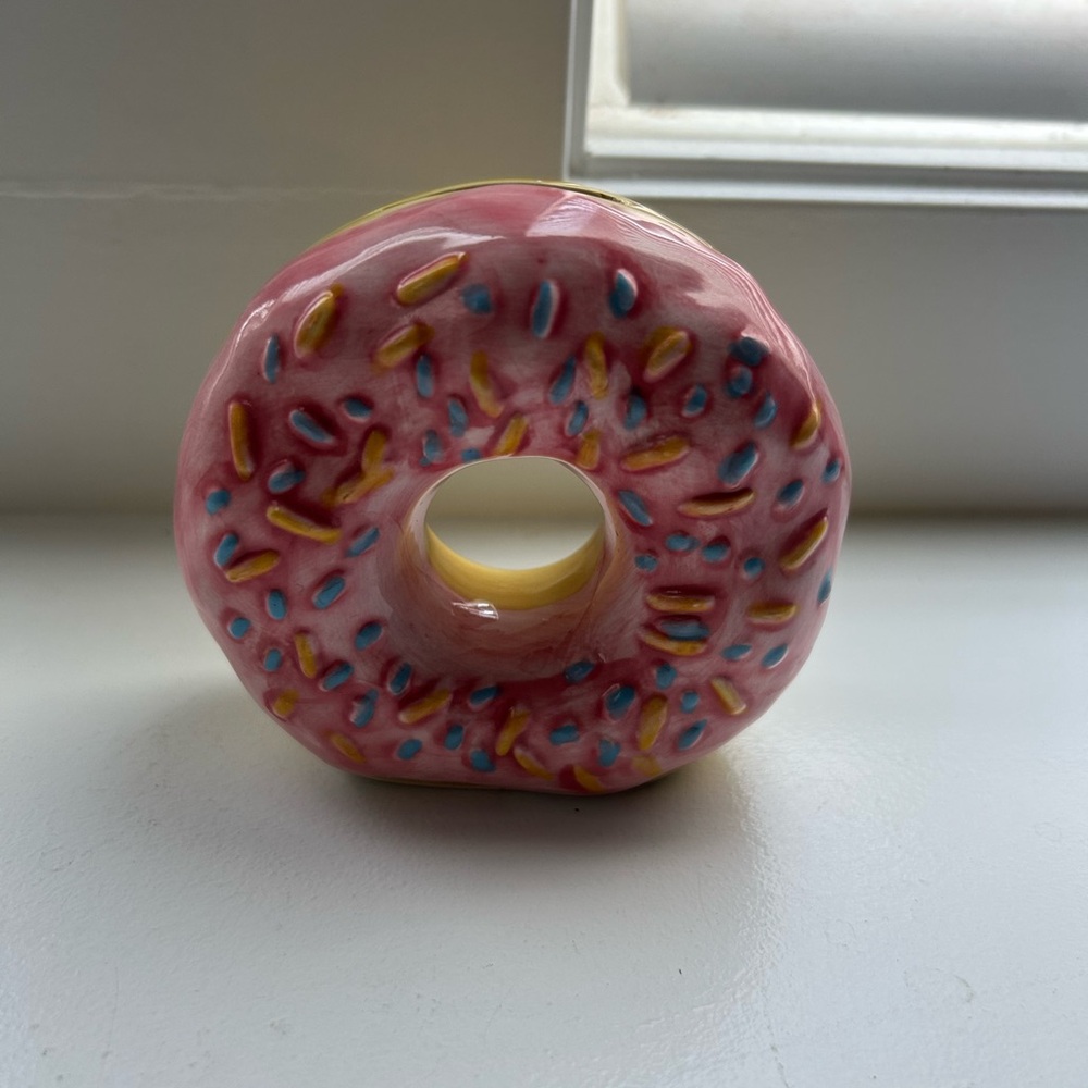 Ceramic Donut Piggy Bank